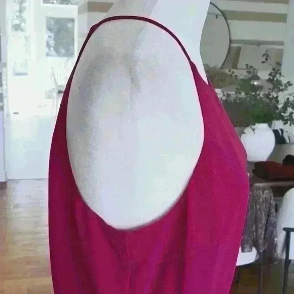 CECE Spaghetti Strap Asymmetrical Ruffle Dress - Picture 6 of 11